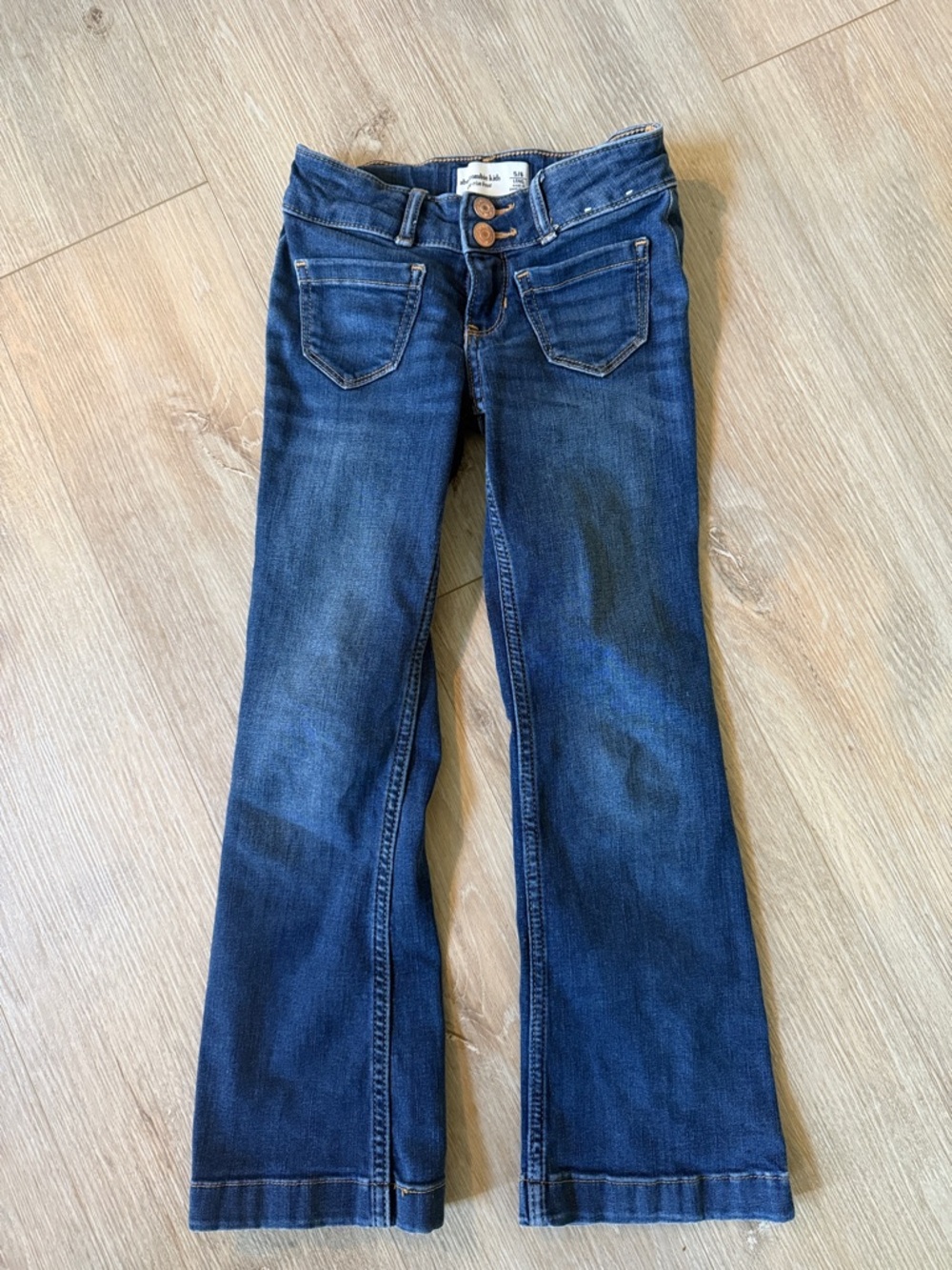 Abercrombie girls Dark Blue Flare Jeans